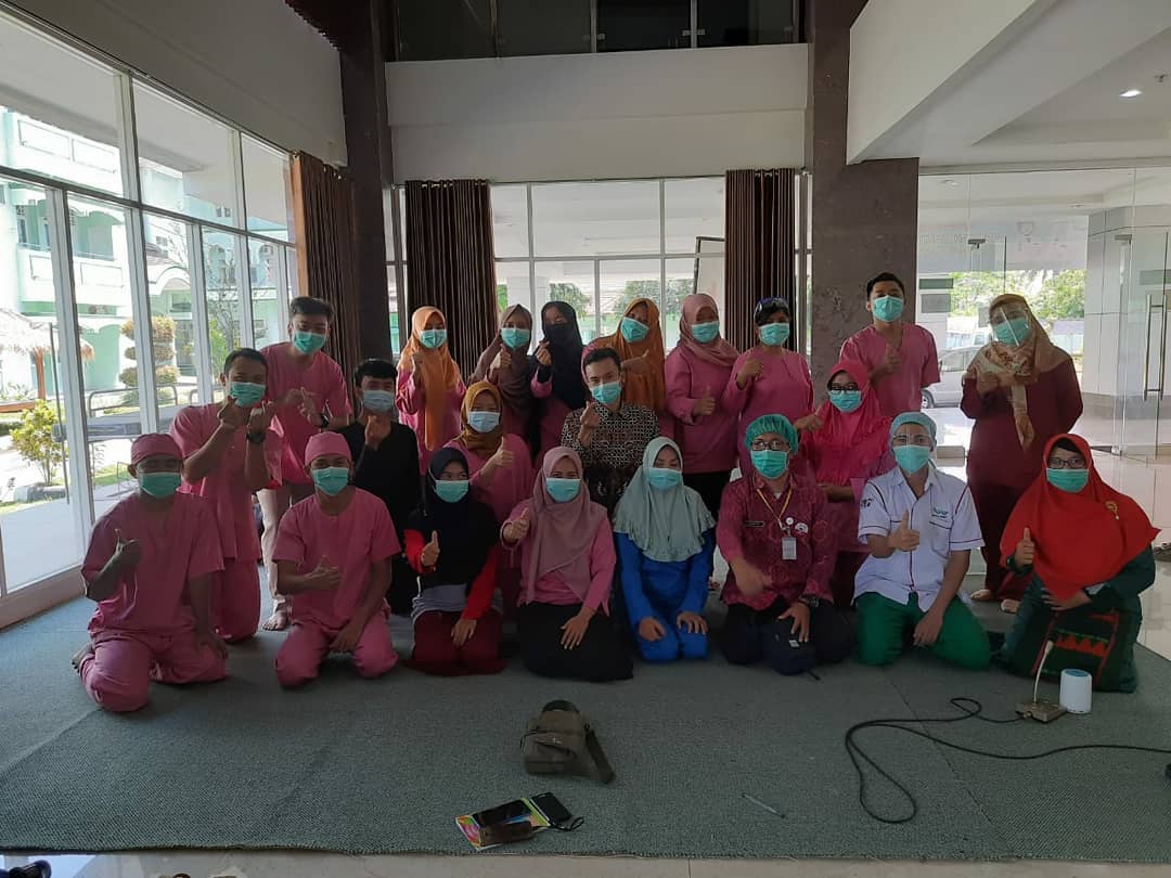 TIDAK HANYA PASIEN, SEMUA PETUGAS RSD COVID IKUTI DKJPS 